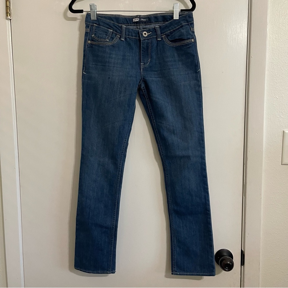 Levi’s Girls 12 Reg Skinny Blue Jeans
